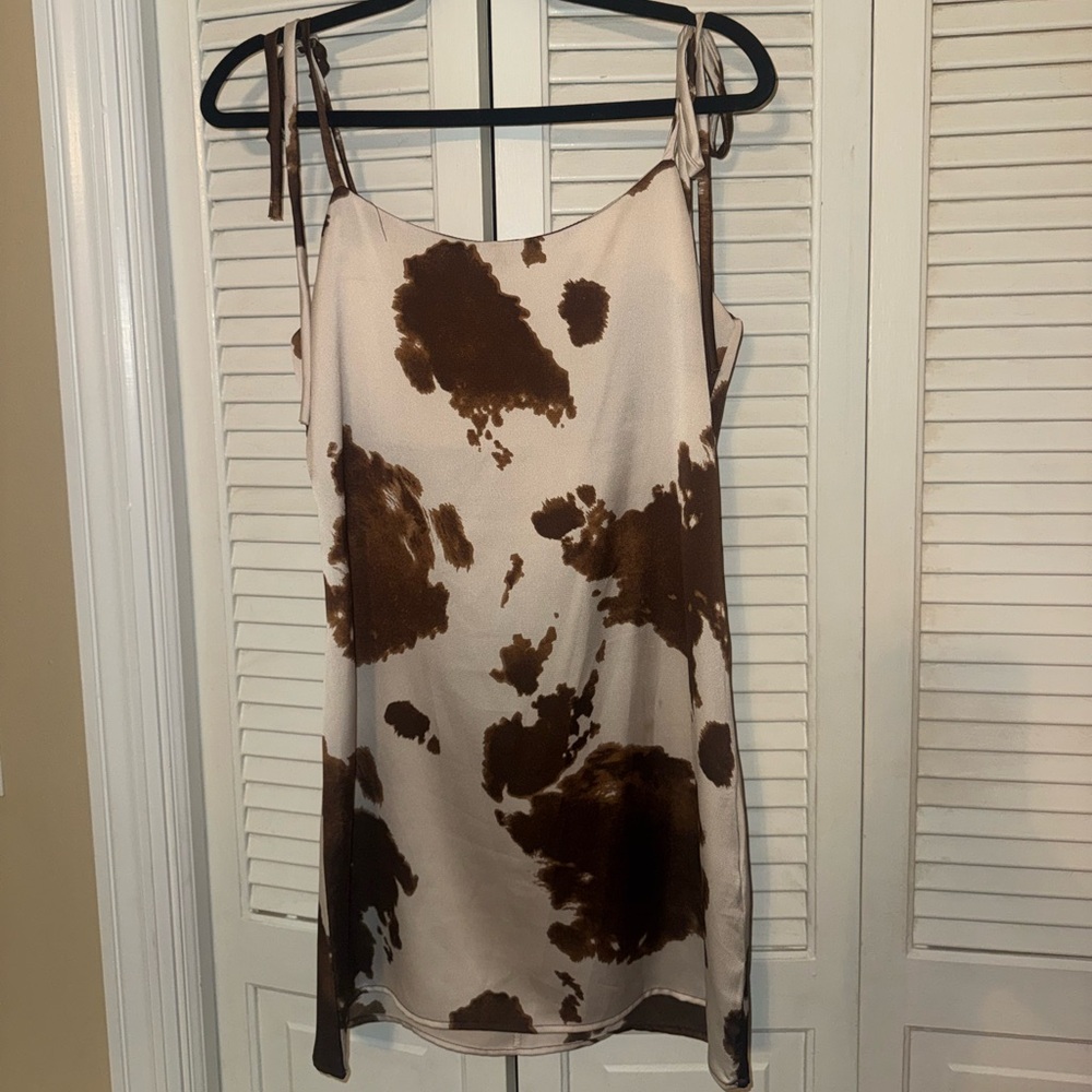 Cow Print Women's Dress